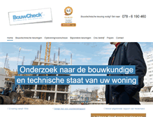 Tablet Screenshot of bouwcheck.nl